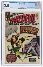 DAREDEVIL #6 FEBRUARY 1965 CGC 2.5 GOOD+ (FIRST MISTER FEAR).