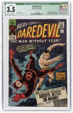 DAREDEVIL #7 APRIL 1965 CGC QUALIFIED 3.5 VG- (FIRST RED COSTUME).