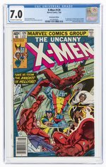 X-MEN #129 JANUARY 1980 CGC 7.0 FINE/VF (NEWSSTAND EDITION, FIRST KITTY PRYDE, EMMA FROST & SEBASTIAN SHAW).