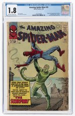 AMAZING SPIDER-MAN #20 JANUARY 1965 CGC 1.8 GOOD- (FIRST SCORPION).