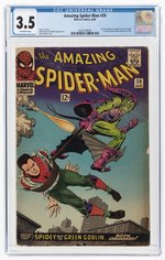 AMAZING SPIDER-MAN #39 AUGUST 1966 CGC 3.5 VG- (NORMAN OSBORN REVEALED AS GREEN GOBLIN).