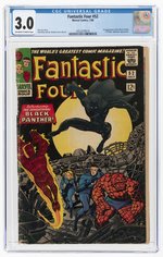 FANTASTIC FOUR #52 JULY 1966 CGC 3.0 GOOD/VG (FIRST BLACK PANTHER).