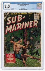 SUB-MARINER COMICS #39 APRIL 1955 CGC 2.0 GOOD.