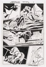 THE BATMAN STRIKES! #37 PAGE ORIGINAL ART BY CHRISTOPHER JONES.