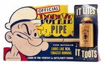 "OFFICIAL POPEYE PIPE" CARDED NOVELTY.