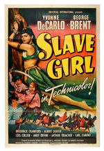 "SLAVE GIRL" MOVIE POSTER.