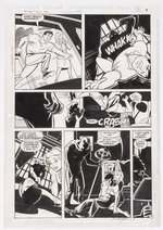 THE BATMAN AND ROBIN ADVENTURES #23 PAGE ORIGINAL ART BY BO HAMPTON.