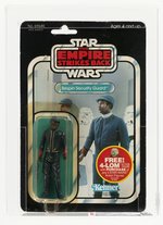 STAR WARS: THE EMPIRE STRIKES BACK (1982) - BESPIN SECURITY GUARD (BLACK) 47 BACK-A CAS 80+.