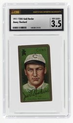 1911 T205 GOLD BORDER JIMMY SHECKARD CSG 3.5 VERY GOOD+.