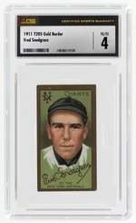 1911 T205 GOLD BORDER FRED SNODGRASS CSG 4 VG/EX.