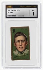 1911 T205 GOLD BORDER JOE TINKER (HOF) CSG 1 POOR.