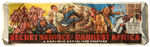 “SECRET SERVICE IN DARKEST AFRICA” LARGE AND IMPRESSIVE LINEN THEATER BANNER.