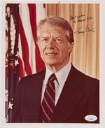 JIMMY CARTER SIGNED PHOTO OF THE 39TH PRESIDENT.