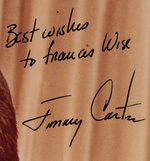 JIMMY CARTER SIGNED PHOTO OF THE 39TH PRESIDENT.