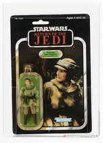 STAR WARS: RETURN OF THE JEDI (1983) - PRINCESS LEIA ORGANA (COMBAT PONCHO) 77 BACK-A AFA 80 Y-NM.