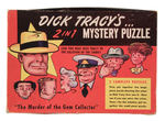 "DICK TRACY'S...2 IN 1 MYSTERY PUZZLE - THE MURDER OF THE GEM COLLECTOR."