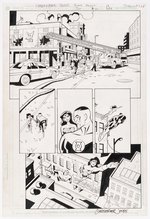 JUSTICE LEAGUE UNLIMITED #42 PAGE ORIGINAL ART BY CHRISTOPHER JONES.