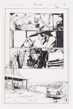 ROUTE 666 #16 PAGE ORIGINAL ART BY KARL MOLINE.