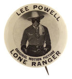 "LONE RANGER" FIRST SERIAL RARE PROMO BUTTON.