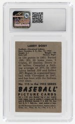 1952 BOWMAN #115 LARRY DOBY (HOF) CSG 4.5 VG/EX+.