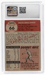 1953 TOPPS #66 MINNIE MINOSA (HOF) CSG 6 EX/NM.