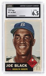 1953 TOPPS #81 JOE BLACK CGC 6.5 EX/NM+.