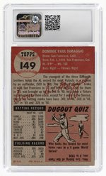 1953 TOPPS #149 DOM DIMAGGIO CSG 7.5 NEAR MINT+.