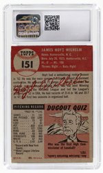 1953 TOPPS #151 HOYT WILHELM (HOF) CGC 5.5 EXCELLENT+.