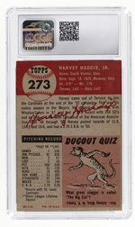 1953 TOPPS #273 HARVEY HADDIX CGC 5.5 EXCELLENT+.