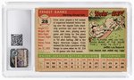 1955 TOPPS #28 ERNIE BANKS (HOF) CCG 5.5 EXCELLENT+.