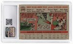 1956 TOPPS #200 BOB FELLER (HOF) CGC 7 NEAR MINT.