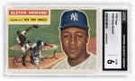 1956 TOPPS #208 ELSTON HOWARD CGC 6 EX/NM.