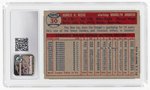 1957 TOPPS #30 PEE WEE REESE (HOF) CGC 6 EX/NM.