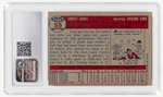 1957 TOPPS #55 ERNIE BANKS (HOF) CGC 6.5 EX/NM+.