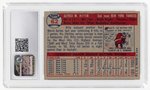 1957 TOPPS #62 BILLY MARTIN CGC 6 EX/NM.