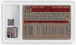 1957 TOPPS #170 DUKE SNIDER (HOF) CGC 6 EX/NM.