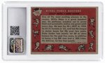 1958 TOPPS #436 RIVAL FENCE BUSTERS WILLIE MAYS (HOF)/DUKE SNIDER (HOF) CGC 4 VG/EX.