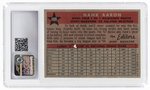 1958 TOPPS #488 HANK AARON (HOF) '58 ALL STAR CGC 6 EX/NM.