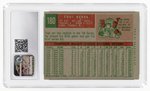 1959 TOPPS #180 YOGI BERRA (HOF) CGC 5.5 EXCELLENT+.