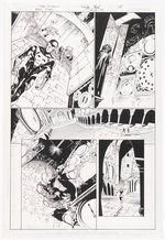 TEEN TITANS #59 ORIGINAL ART PAGE BY EDDY BARROWS.