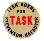 STEVENSON YOUTH BUTTON.