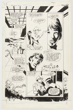 SUN DEVILS #12 ORIGINAL ART PAGE BY DAN JURGENS.