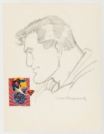 SUPERMAN PENCIL ORIGINAL ART SKETCH BY JON BOGDANOVE.