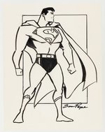 SUPERMAN MARKER ORIGINAL ART SKETCH BY SAM PAYNE.