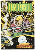 FLASH GORDON #14 SPANISH COMIC BOOK COVER ORIGINAL ART BY RAFAEL LÓPEZ ESPÍ.