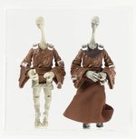 STAR WARS: ATTACK OF THE CLONES (2003) - JEDI HIGH COUNCIL NO. 2 - YARAEL POOF FIRST SHOT PROTOTYPE & PRODUCTION FIGURE DISPLAY CAS 90+.