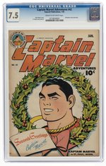 CAPTAIN MARVEL ADVENTURES #42 JANUARY 1945 CGC 7.5 VF-.