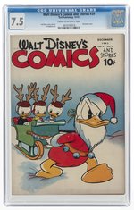 WALT DISNEY'S COMICS AND STORIES #39 DECEMBER 1943 CGC 7.5 VF-.