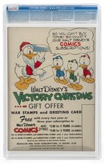 WALT DISNEY'S COMICS AND STORIES #39 DECEMBER 1943 CGC 7.5 VF-.