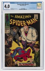 AMAZING SPIDER-MAN #51 AUGUST 1967 CGC 4.0 VG.